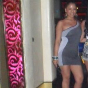 One shoulder spandex Bebe dress